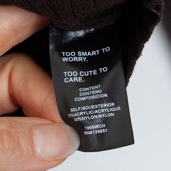 Wayf '98 Womens V Neck Crop Ribbed Sweater Size L Brown Long Sleeve Preppy Y2K - Picture 5 of 8